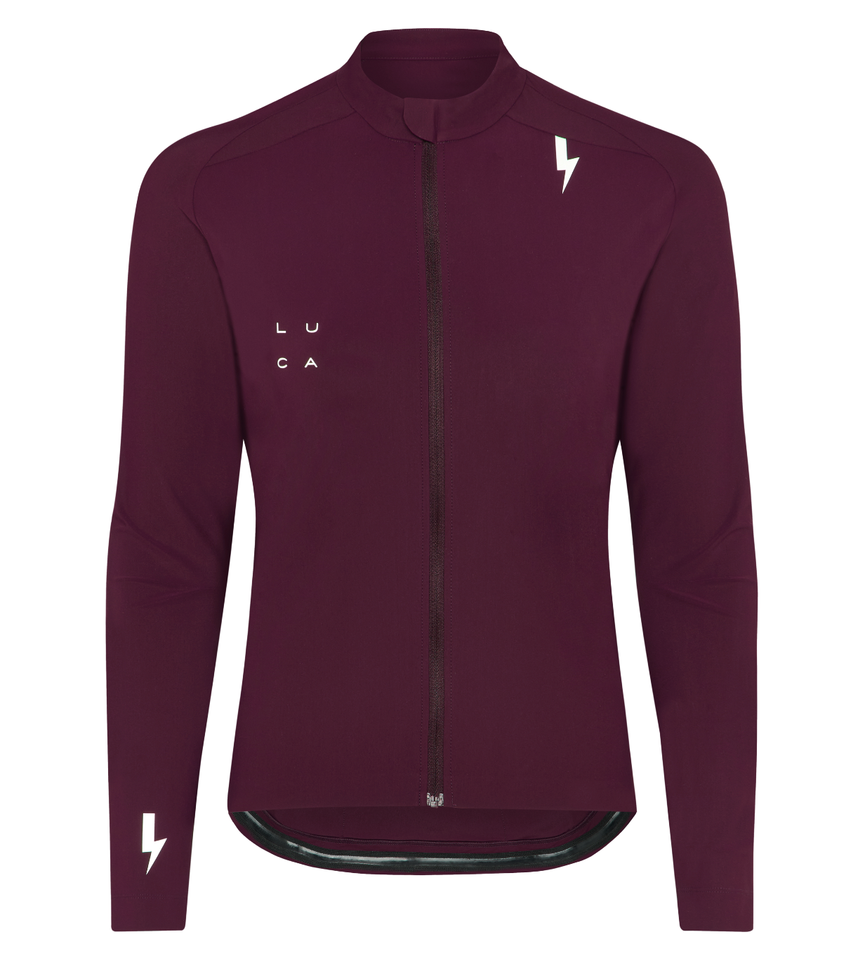 Maroon-cycling-jacket